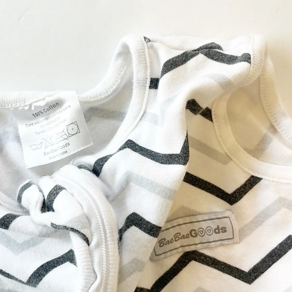 Bae Bae Goods chevron print baby sleep sack